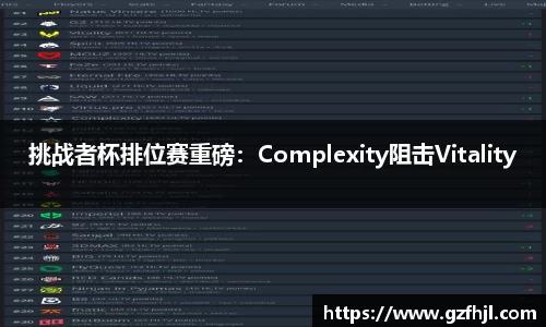 挑战者杯排位赛重磅：Complexity阻击Vitality
